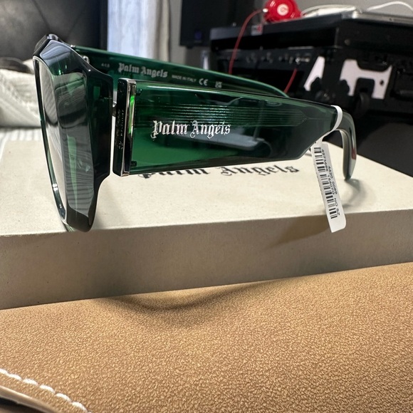 Palm Angels Dark Green Sunglasses - Picture 1 of 10